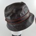 Authentic COACH Brown Leather Bucket Hat Size P/S Leatherware  eb-77871251